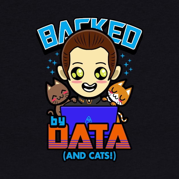 Funny Cute Kawaii Trekkie Sci-fi Data Cat Lover Android Meme by Originals By Boggs